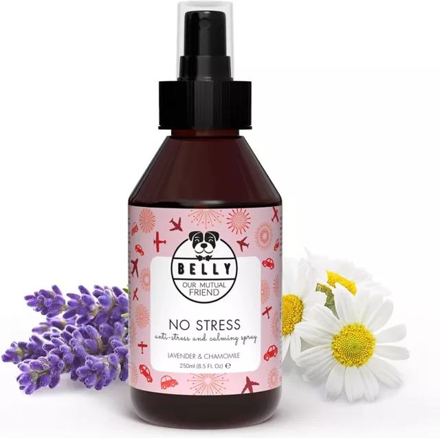 Belly Spray Anti Stress pour Chien - 250ml - Calmant Naturel pour Chien - Réduit