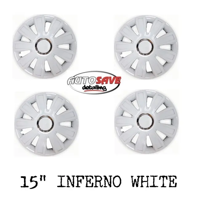 Simply Inferno Set finiture ruote 15 pollici - Bianco