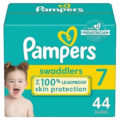 Pampers Swaddlers Active Baby Diapers Super Pack - Size 7 - 44ct