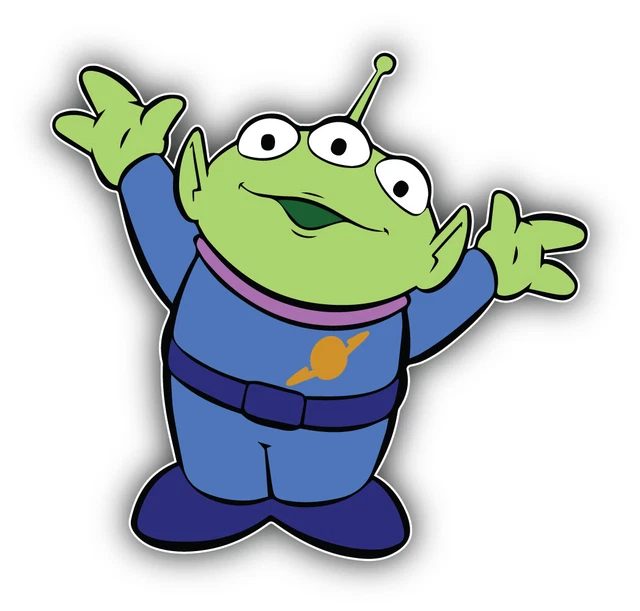 Bigfoot Sticker Toy Story Aliens 