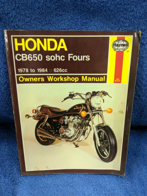 Haynes Workshop Manual Honda CB650, CB650SC, CB650C, CB650SC 1978 To 1984 NICE!