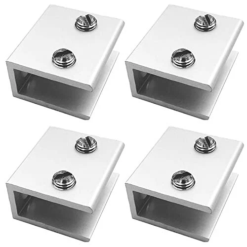 LYJD Shower Glass ClampGlass Door Clamps for 9-12mmLongth 40mm4 Pack 40 mm