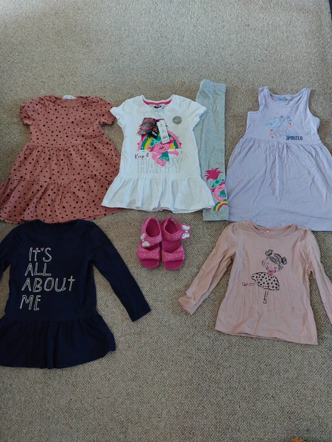 girls clothes bundle age 4-5 years