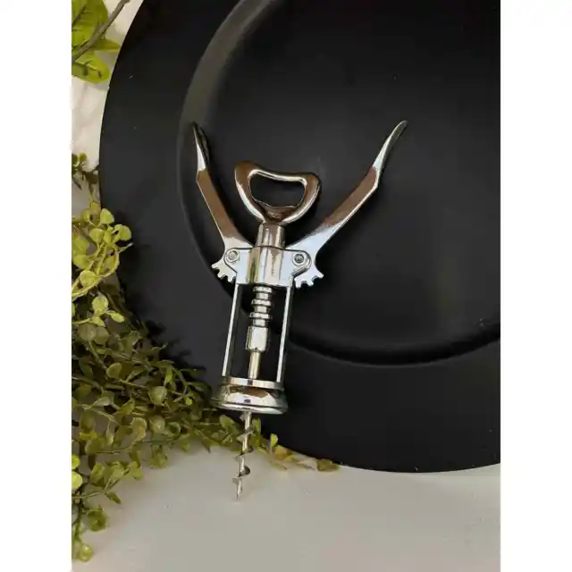 Wine Corkscrew Opener, Cocktail Drink Shaker and Accessories