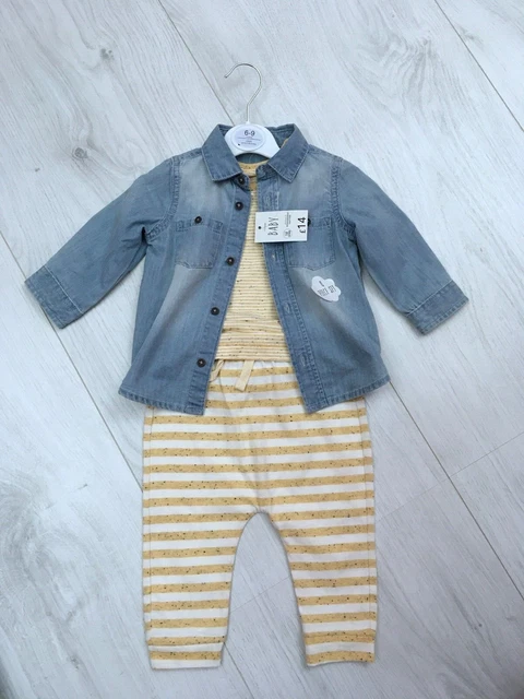 BABY BOYS CLOTHES BUNDLE AGE 6-9 months 25 ITEM coat set trousers top jeans 2