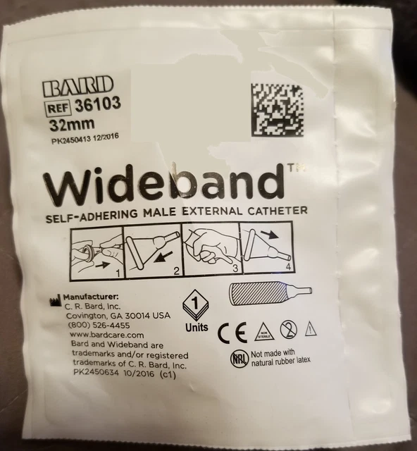 Male External Catheter Wide Band  Self-Adhesive Band intermediate 32mm