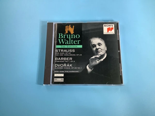 Strauss - Barber - Dvorak - Orchestral Works - Bruno Walter - Musik CD