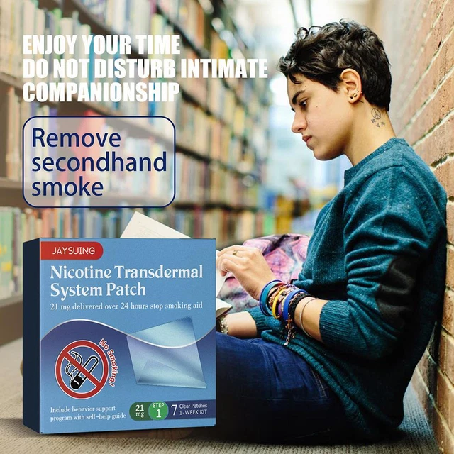 7* Parches transdérmicos de nicotina para dejar de fumar Parche de ayuda ingrediente natural salud