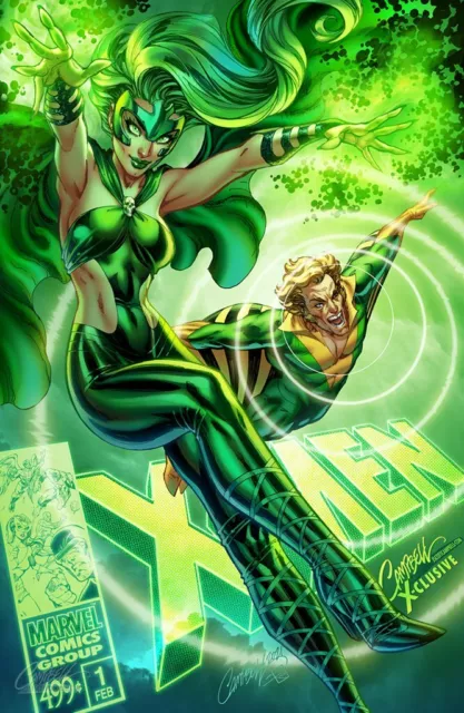 X-Men Legends #1 J Scott Campbell Exclusive Variant Nm Banshee Polaris Wolverine
