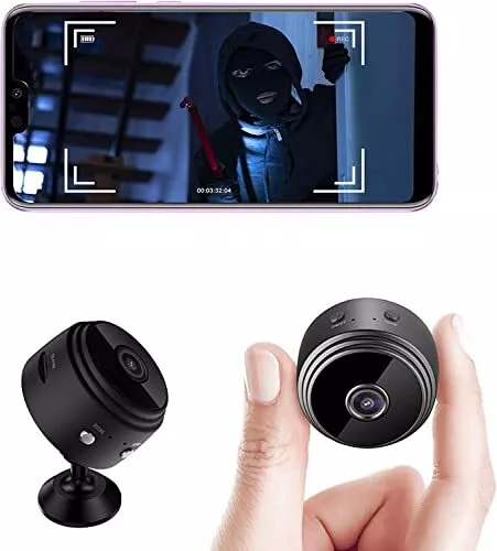 Mini Camera Espion 1080P Caméra de Surveillance sans Fil avec Enregistrement ...