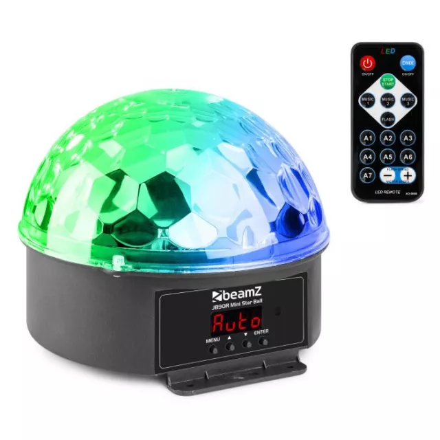 Beamz  - Jb90R - Jeu De Lumière Mini Star Ball, Dmx, Led 9 Couleurs