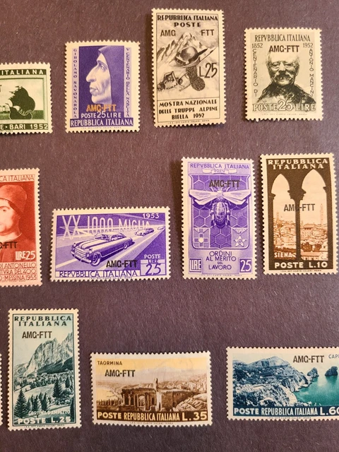 Italy Trieste A (AMG-FTT) - Selection of 19 Mint Stamps - Read description! 3