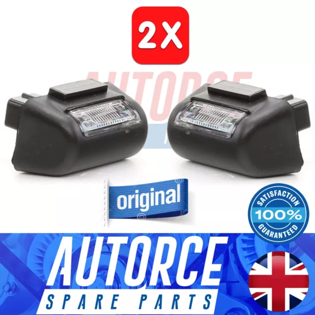 2x Genuine Rear Back Number Plate Light For Ford Transit Connect Mk5 Mk6 Mk7