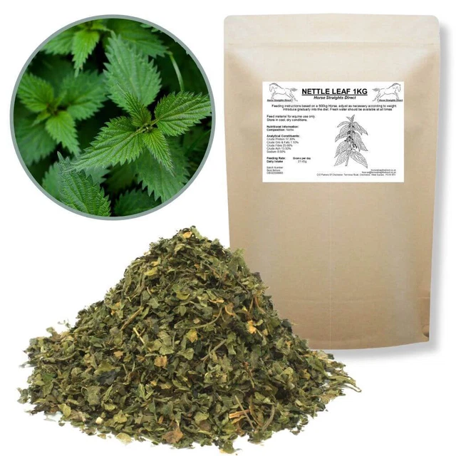 HORSE STRAIGHTS DIRECT Nettle Leaf 1 Kg Natural Equine Feed