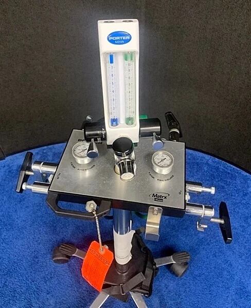 Porter MXR 3000 Nitrous Flowmeter - 4 Cylinder Yoke *Excellent Used Condition
