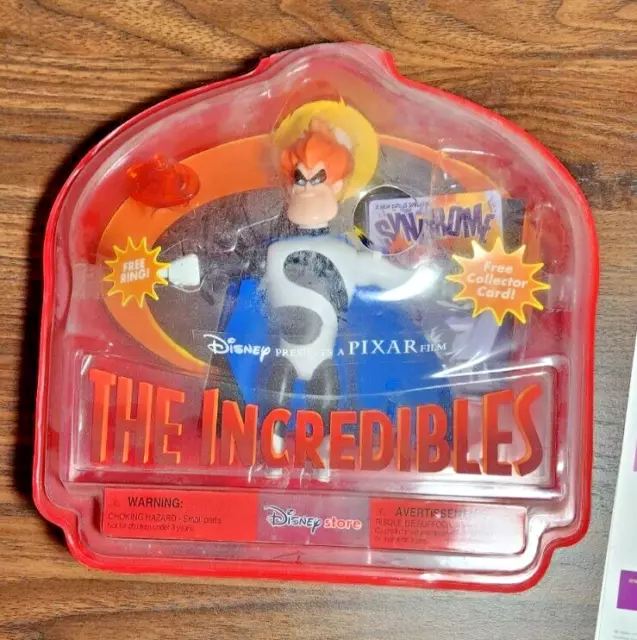 2004 EXCLUSIVE DISNEY STORE PIXAR THE INCREDIBLES SYNDROME ACTION Figure Sealed