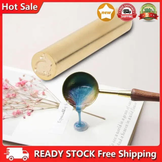 Tuankay Stamp with Wooden Handle Seal Wax Seal Stamp Retro Cylindrical You