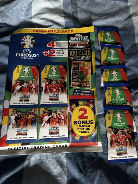 Topps Match Attax UEFA EURO 2024 Germany - Multi Megapack + 5 Additional Packs