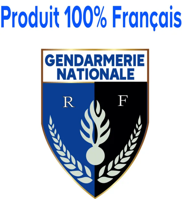 STICKERS Autocollant GENDARMERIE NATIONALE , patch, écusson pare-brise voiture