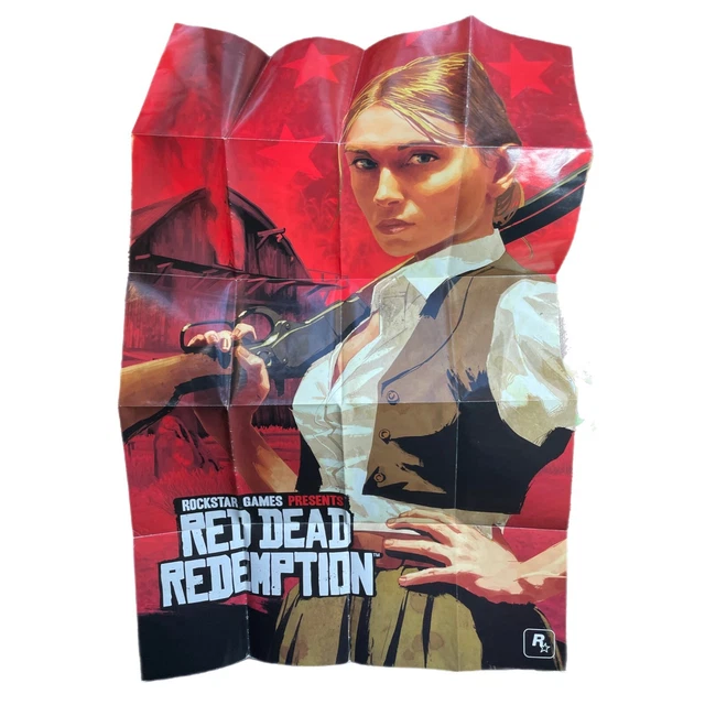 RED DEAD REDEMPTION doublesided MAP and POSTER 27x21 EUR 7,38