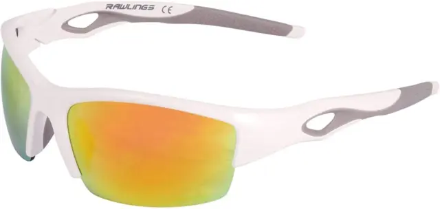 Youth Baseball Sunglasses, Light, Sport Stylish Shield Lens, 100% UV Poly