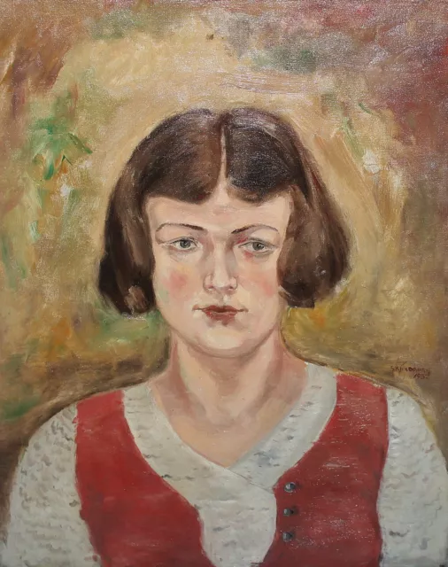 SKJOLDBORG ,Dänisches Frauen Portrait von 1932