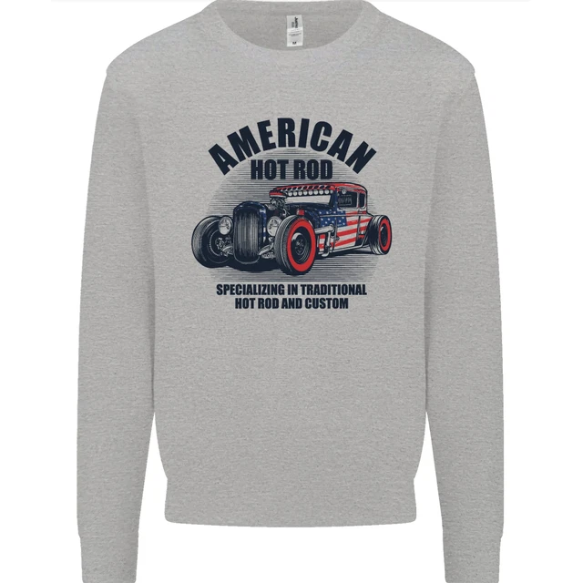 American Hot Rod Hotrod Enthusiast Car Mens Sweatshirt Jumper