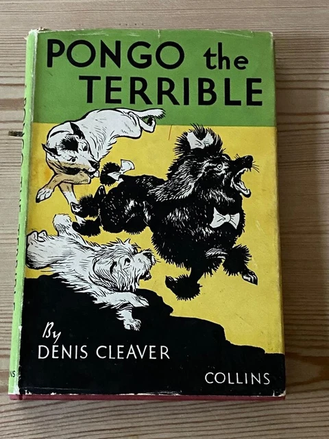 Rare Dandie Dinmont Terrier Dog Story Book "Pongo" 1St 1946 By Cleaver In D/W