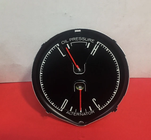 1967 MUSTANG OIL PRESSURE ALTERNATOR  GAUGE SET 67 RESTORED !! Tachometer