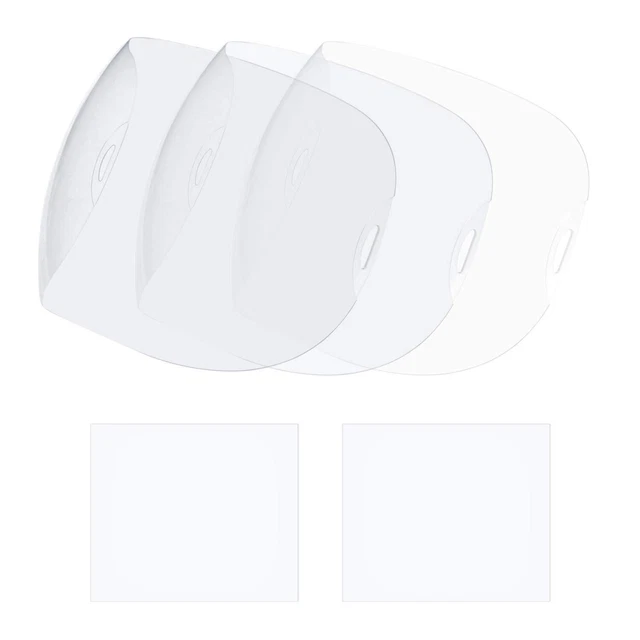 3PCS Large Viewing Screen Outer Replacement Lens and 2Pcs Inner Repla...