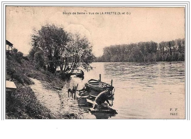 95.Bords De Seine.vue De La Frette.