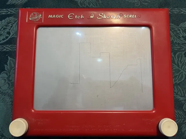 Ohio Art The World of Toys No. 505 Etch-A-Sketch- Magic Screen Red