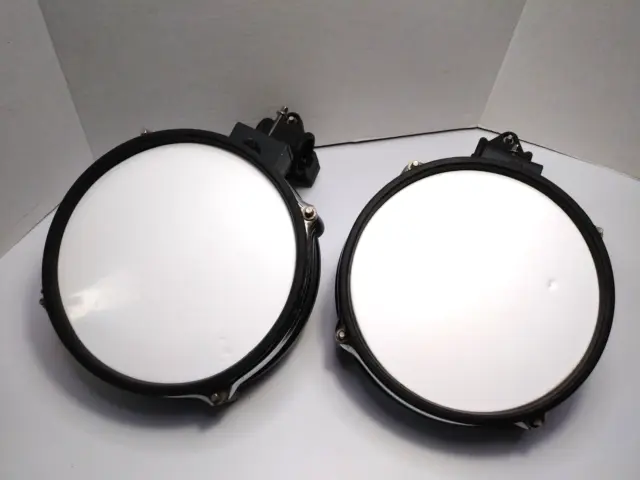 (2) Alesis 8" Tom/Snare Pads for DM5 Pro Kit Electronic Rack Drum TESTED