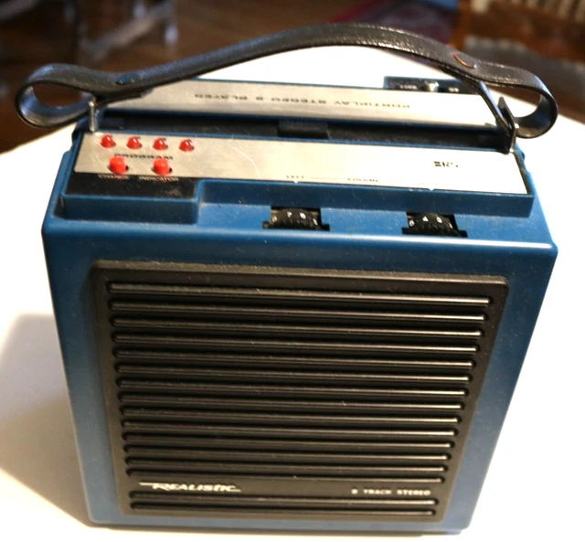 Boombox Realistic PortiPlay 14-918 - Lecteur 8 Pistes Stéréo Vintage - Pour Pièces (non Testé)