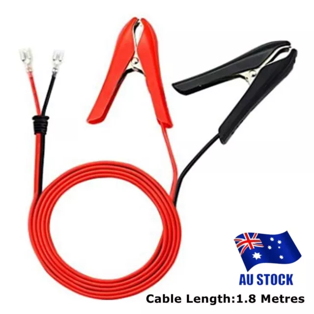 Wire Car Battery Clip Cable Alligator Clips Car Battery Test Lead Clips AU