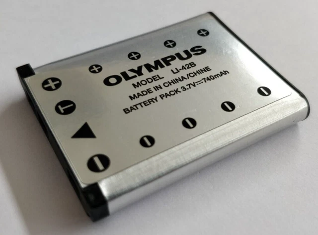 GENUINE ORIGINAL OLYMPUS Li-42B Li42B Battery 3.7V 740mAh Excellent £7. ...