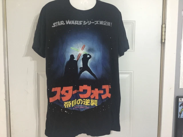 Star Wars Japanese Empire Strikes Back Men’s L Excellent Mustache Brigade