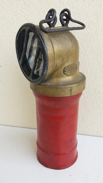 Creation Lampe Telephone De Mineur Silec 1950 Equipe D'Une Ampoule Led