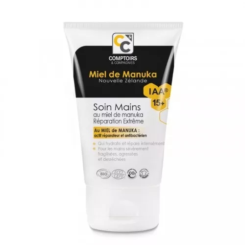 Soin Mains Réparateur Au miel de manuka IAA 15+ Bio tube 50 ml 