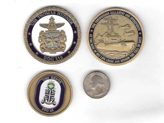 Navy Challenge Coin U S Navy - USS SHOUP (DDG-86) Challenge