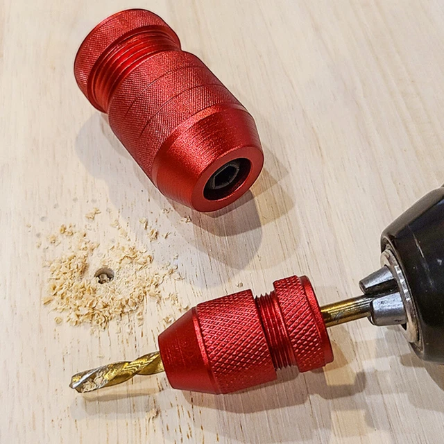 2 Pcs Drill Bit Collar Drill Stopper Step Drill Bit Metal 3