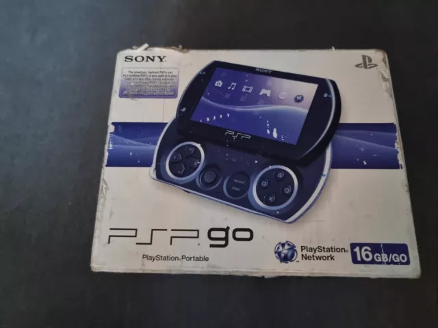 CONSOLE PSP GO NOIRE 16 Go EN BOITE Fonctionne Parfaitement Sony psp