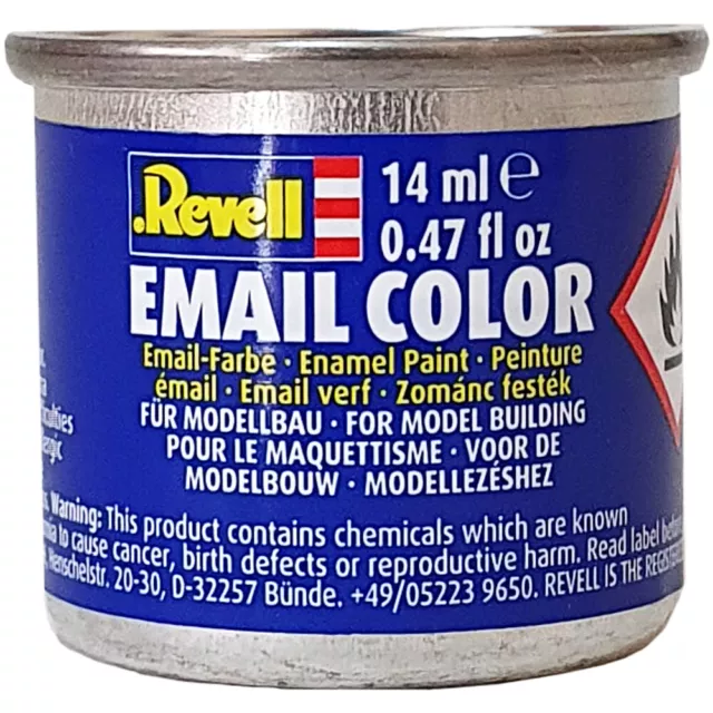 REVELL ENAMEL PAINT Metallic Email Color 14ml for Model Kits Choice of  Colour £5.31 - PicClick UK