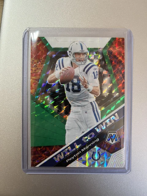 Peyton Manning Indianapolis Colts  Panini Mosaic NFL 2020  WILL TO WIN  PRIZM