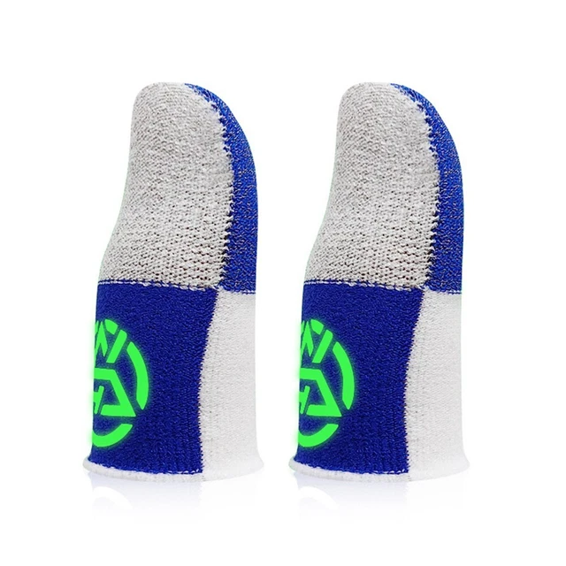Manchons De Doigts Pour Gaming - Bleu, Confort Et Grip Amélioré