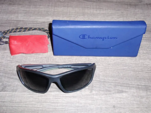 Champion Men's Polarized Rectangle Sport Wrap Sunglasses - CU5142