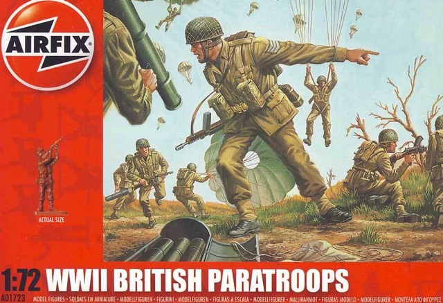 Airfix Modellbausatz Britische Infanterie - 1:72 8th Army Mit 48 Figuren