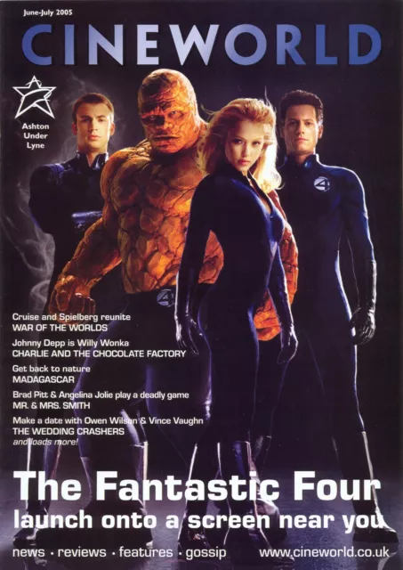 Cineworld Mag 2005 The Fantastic Four  Tom Cruise and Steven Spielberg Interview