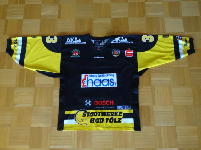 EC Bad Tölz - Eishockey Trikot - Game worn - Andreas Schwarz