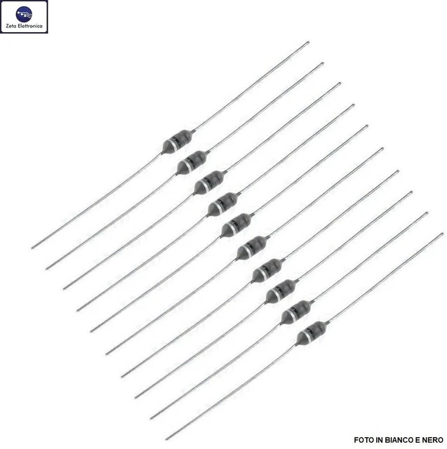5 PEZZI INDUTTANZA Assiale 47 UH 1W Serie AL0510 Dimensioni Max. 5 X 10